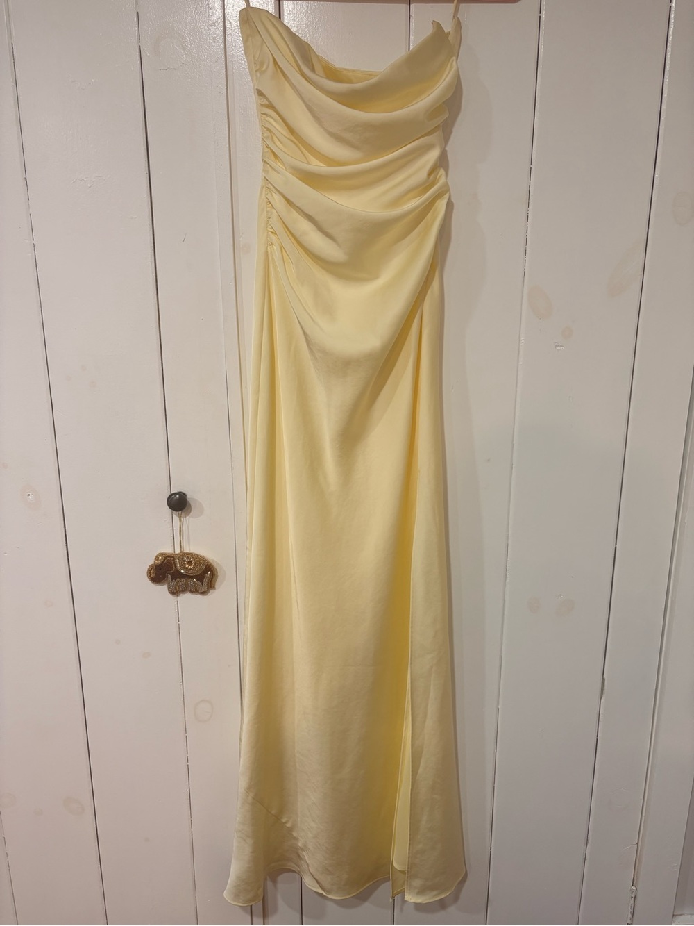 B&B Eternity Light Blue Strapless Dress